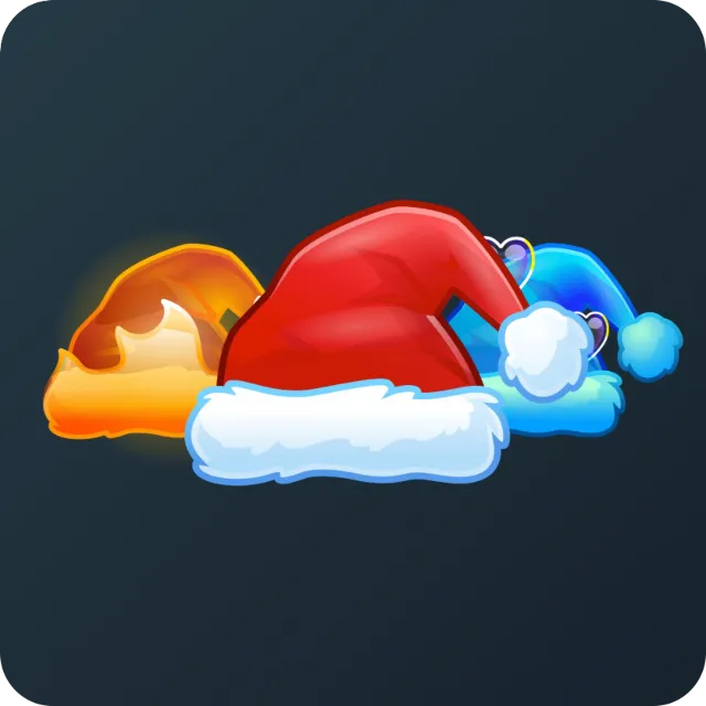 🎁Случайный коллекционный подарок Santa Hat