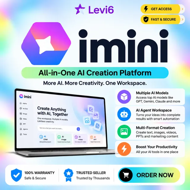 imini.ai Pro/Max/Ultra Подписка на ваш аккаунт -1 месяц
