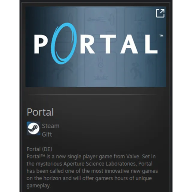 😍Portal 1 | Steam Gift Россия/СНГ+Region Free/GLOBAL🌏