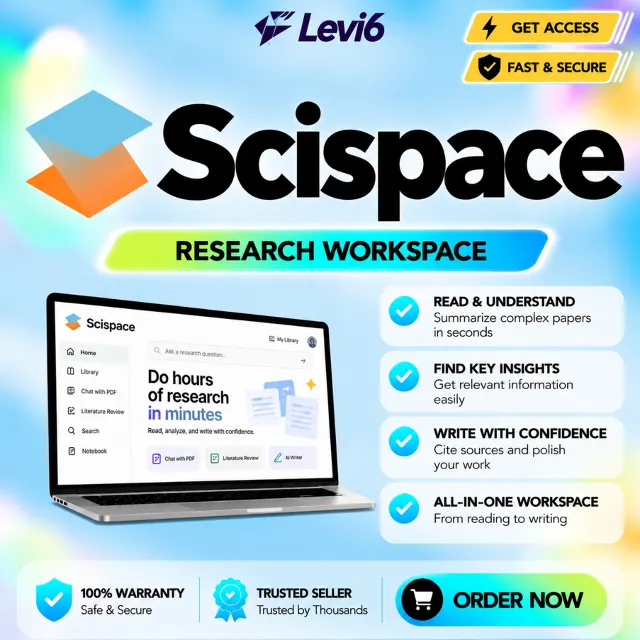 Scispace ai Premium — подписка на ваш аккаунт на 1 месяц