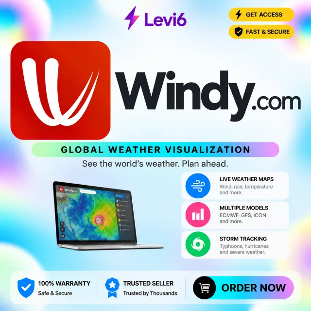 Windy.com Премиум 1 месяц, Общий аккаунт