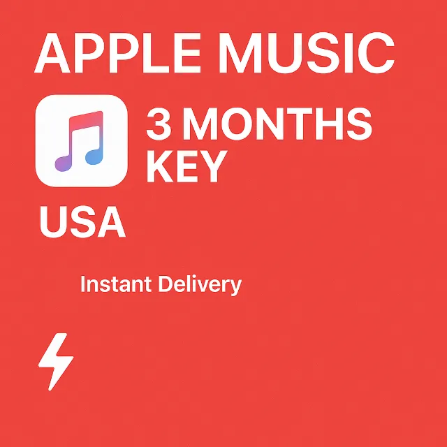 🎵 Apple Music Key1/3месяца США |Мгновенная доставка 🔐