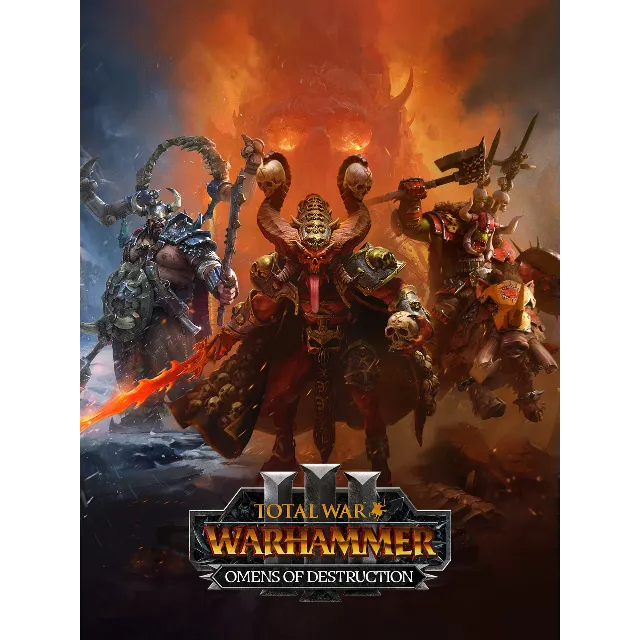 Россия WARHAMMER 3 Omens of Destruction Gift Steam(3в1)