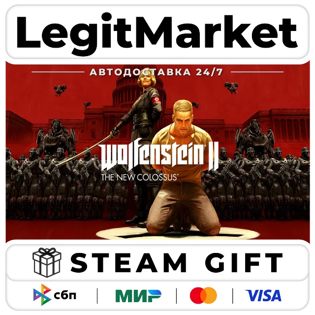 Wolfenstein II: The New Colossus / Steam АВТО / РУ+МИР