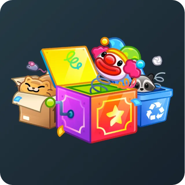 🎁Случайный коллекционный подарок Jack-in-the-Box