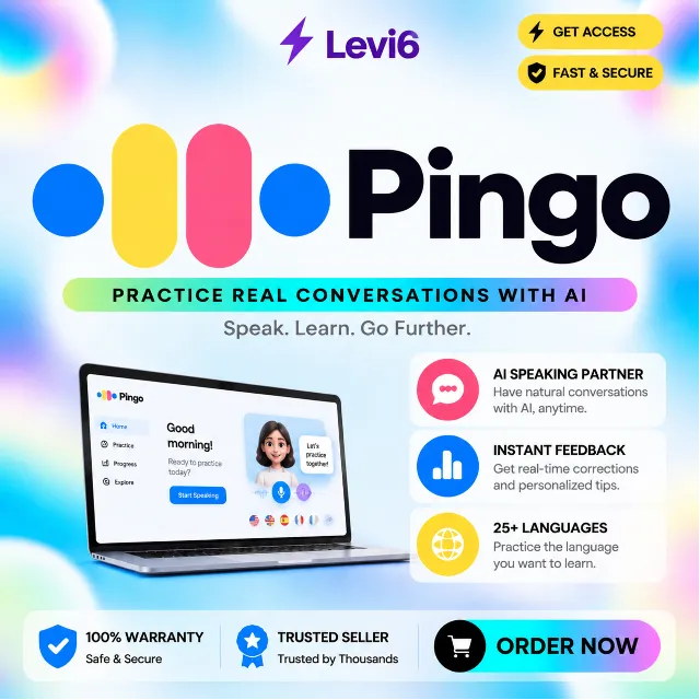 Премиум-подписка Pingo ai 1–12 месяцев