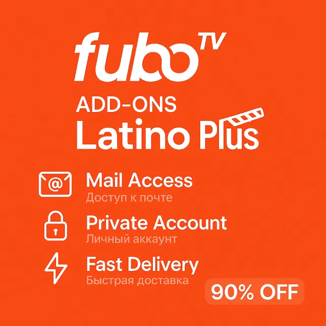 🏟️ Fubo TV Latino Plus — доступ к почте 1 Месяцы
