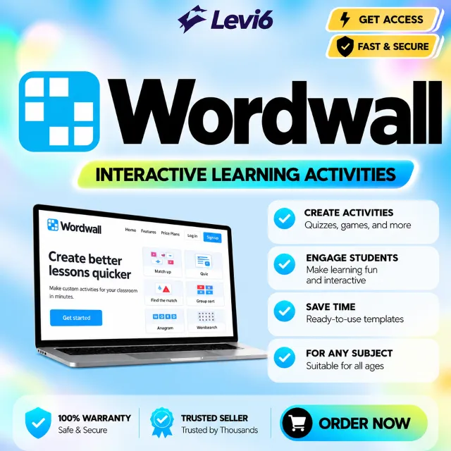 Wordwall Pro Plan 1 Месяц, совместная учетная запись