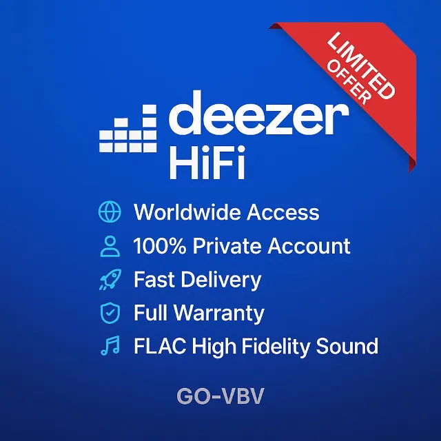 Deezer 🇺🇸 – Семейный HiFi | 1M | Глобально ✅🌍 PRO