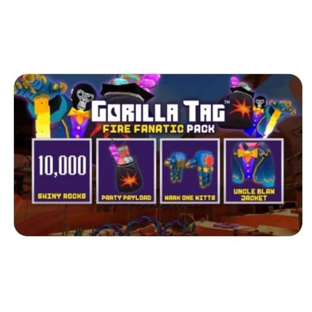 Fire Fanatic Pack Gorilla Tag  для Oculus quest 2 3 s