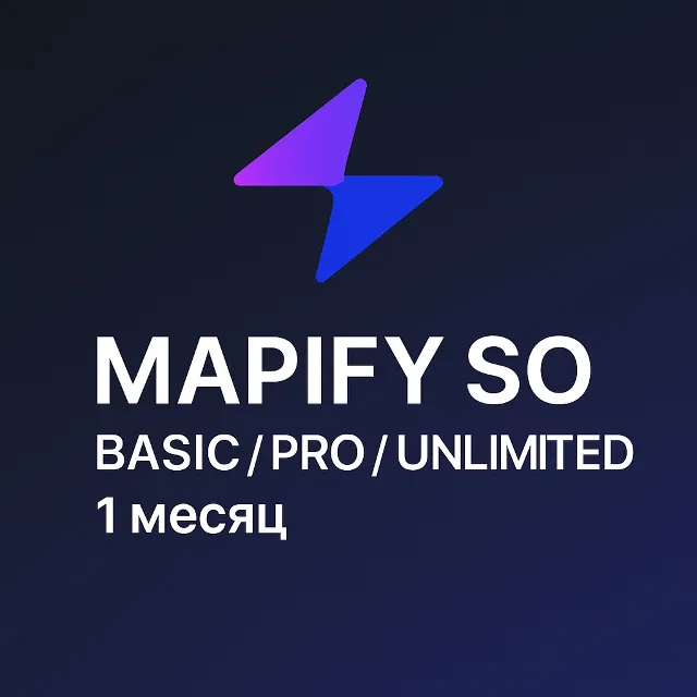 MAPIFY.SO BASIC/PRO/UNLIMITED — 1 месяц