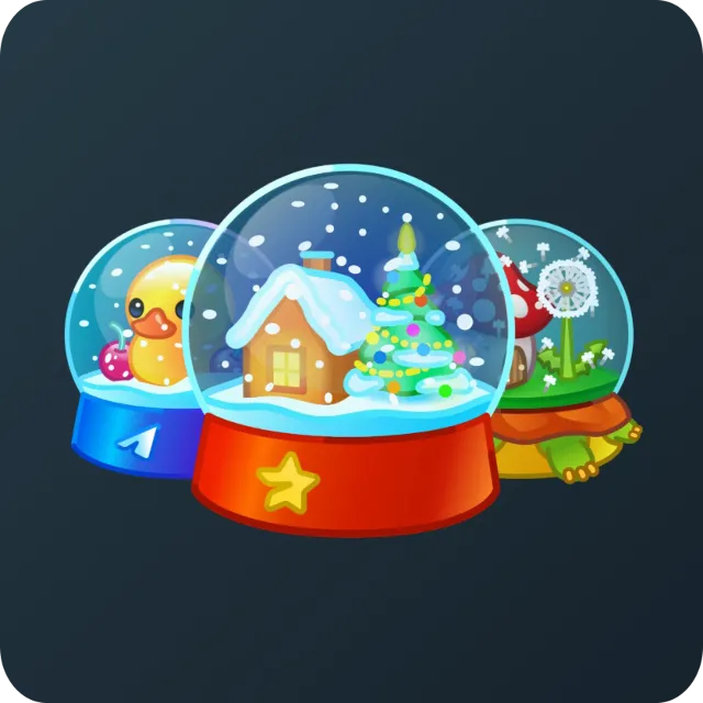 🎁Случайный коллекционный подарок Snow Globe