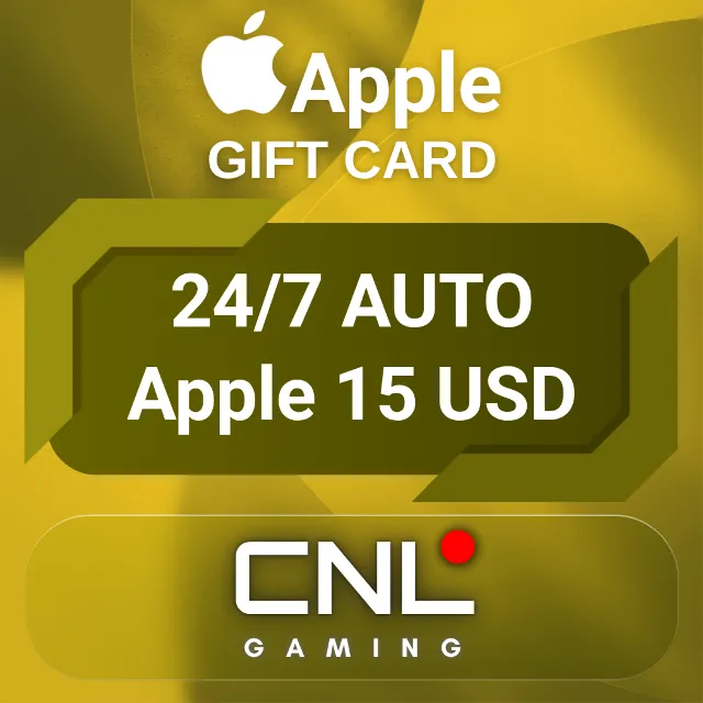 24/7 AUTO | Apple &amp; iTunes 15 долларов США (подарочная карта)