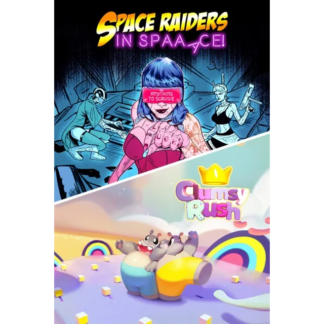 ✅ Space Raiders in Space + Clumsy Rush Xbox активация