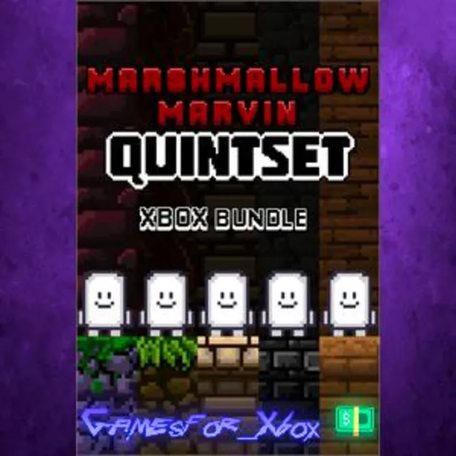 ☀️Marshmallow Marvin Quintset Xbox Bundle XBOX