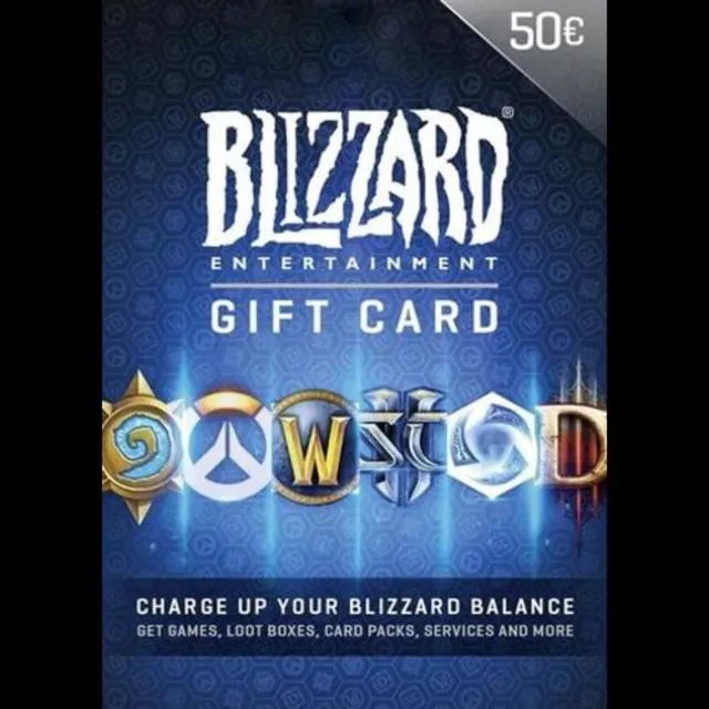 Battle.net Gift Card 50 EUR Battle.net Key EUROPE