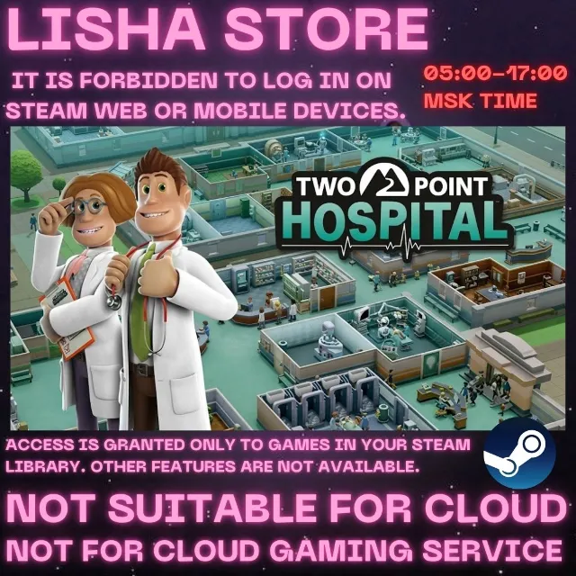 Two Point Hospital Стим Оффлайн на 90 дней