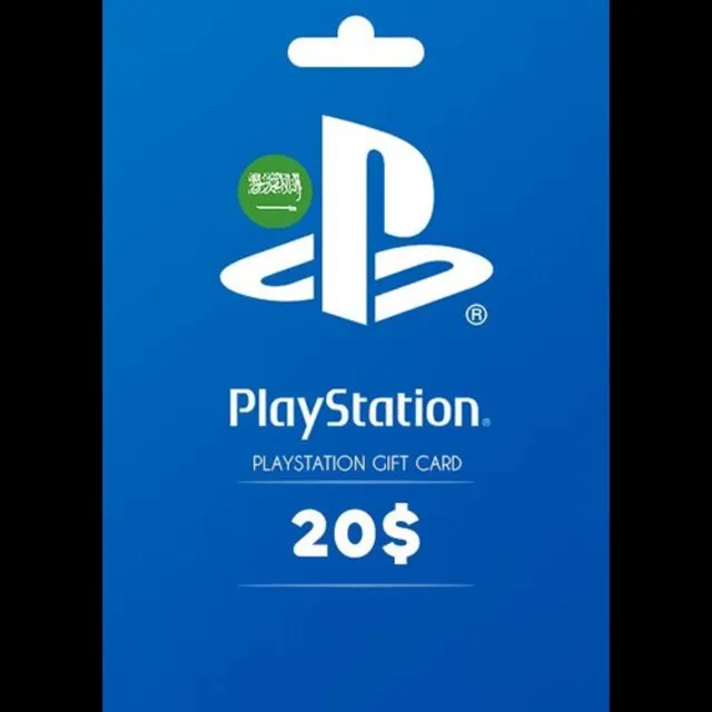 PlayStation Network Card⚡20 USD⚡KSA⚡Key SAUDI ARABI🇸🇦