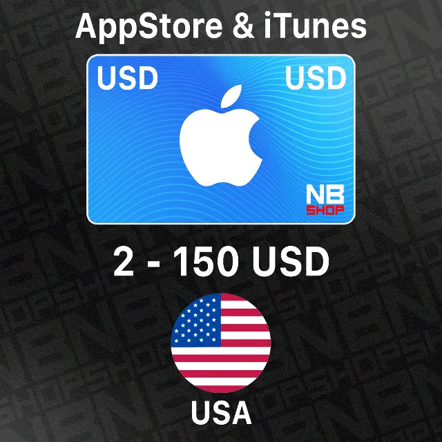 Карта Apple iTunes / AppStore [CША] 2 - 150 USD (USA) - Ключ АВТОВЫДАЧА