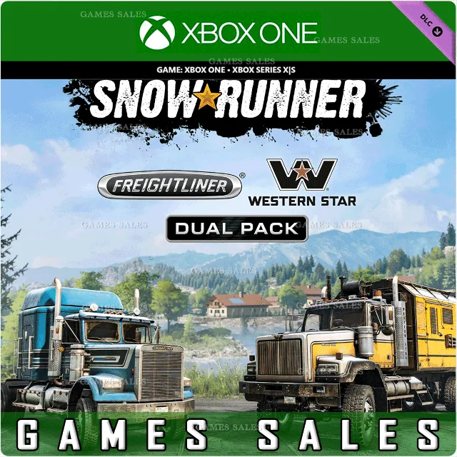 SNOWRUNNER - FREIGHTLINER &amp; WESTERN STAR DUAL PACK✅XBOX