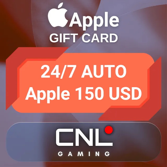 24/7 AUTO | Apple &amp; iTunes 150 долларов США (подарочная карта)
