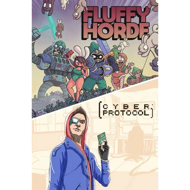 ✅ Fluffy Horde + Cyber Protocol Xbox One|X|S активация