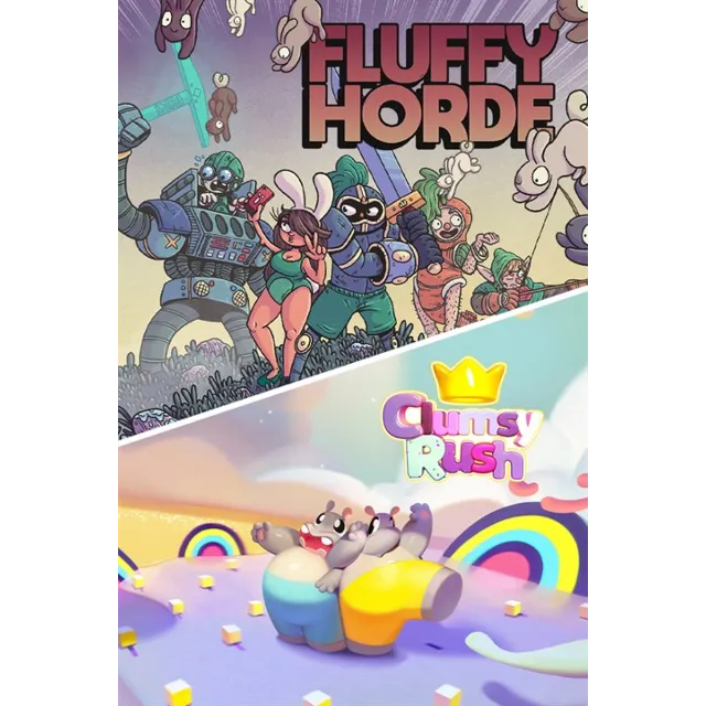 ✅ Fluffy Horde + Clumsy Rush Xbox One|X|S активация