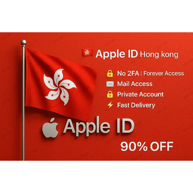 Apple ID Гонконг 🇭🇰 – Без 2FA | Быстрый доступ 🔐