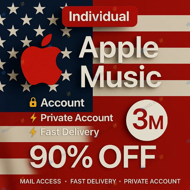 Apple Music аккаунт 3M США 🎵🚀 – Индивидуальный 🇺🇸