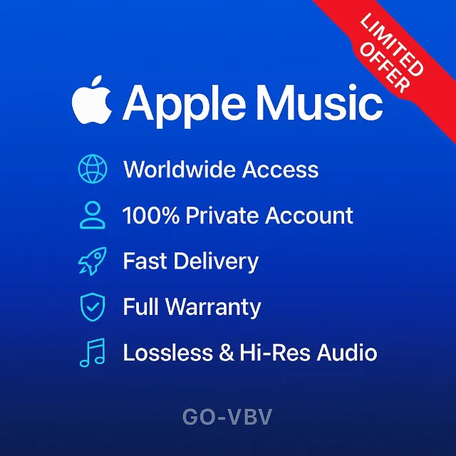 Apple Music USA- Индивидуальная | 1/3M | Глобально |