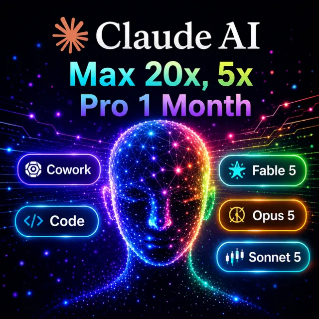 [БЕЗ ВХОДА] Claude Max 20x, 5x, Pro: Claude Fable 5.1, Opus 5 | АВТО ВЫДАЧА