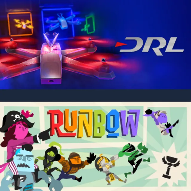 The Drone Racing League Simulator + Runbow EPIC GAMES
