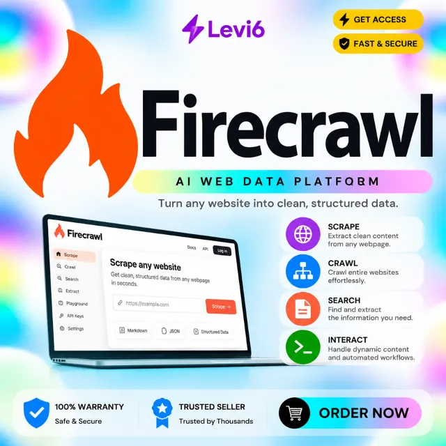 FireCrawl AI 11000 кредитов | Личный кабинет