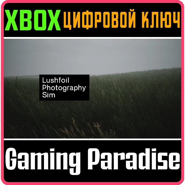 LUSHFOIL PHOTOGRAPHY SIM XBOX SERIES S|X КЛЮЧ/КОД
