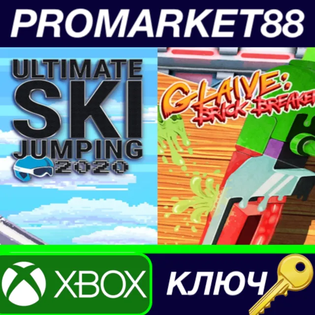 ⭐ Ultimate Ski Jumping 2020 + Glaive: Brick Breaker Bun