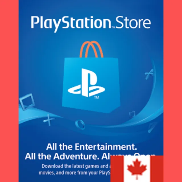 PLAYSTATION ПСН CA 50 CAD КАРТА ПОПОЛНЕНИЯ КАНАДА
