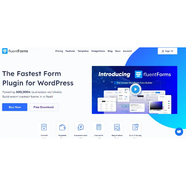 Лицензия Fluent Forms Pro на один год/бессрочно оригина