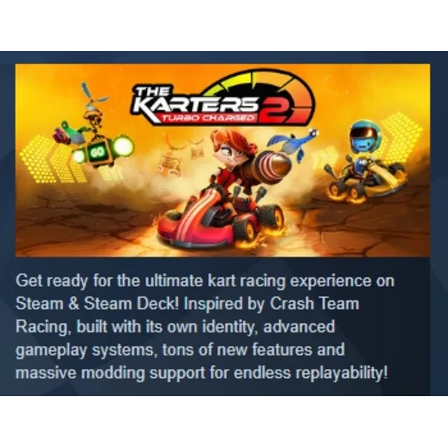 The Karters 2: Turbo Charged АВТОДОСТАВКА STEAM GLOBAL МГНОВЕННО ЛИЦЕНЗИЯ