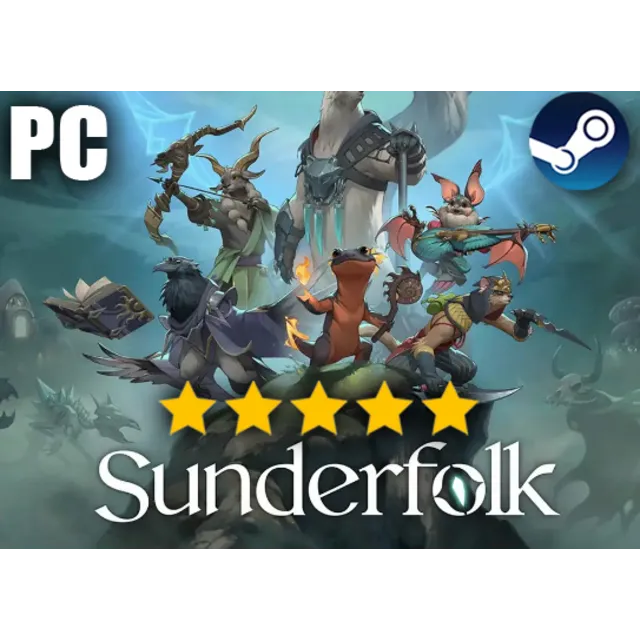 ・SUNDERFOLK (2025)・STEAM АККАУНТ + ИГРЫ・НА 90 ДНЕЙ