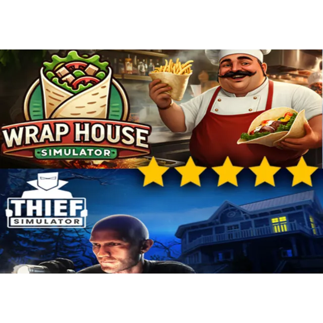 ・WRAP HOUSE SIMULATOR &amp; THIEF SIMULATOR・STEAM・НА 90 ДН
