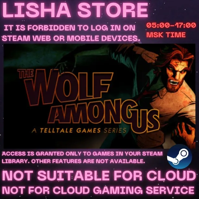 The Wolf Among Us Стим Оффлайн На 30 или 90 дней