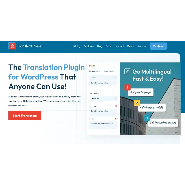 Последняя версия плагина TranslatePress Pro GPL