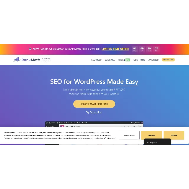 Последняя версия плагина Rank Math Pro SEO GPL