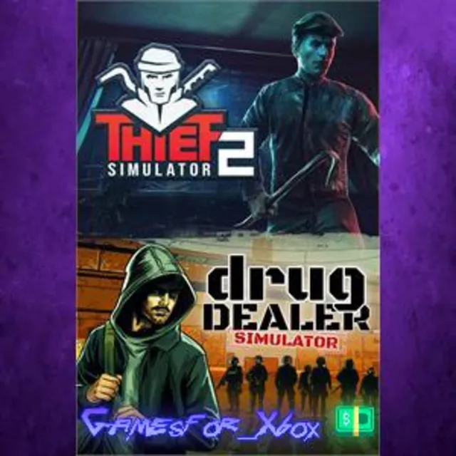 ☀️Outlaw Bundle Thief Simulator 2 x Drug Dealer Simulator XBOX