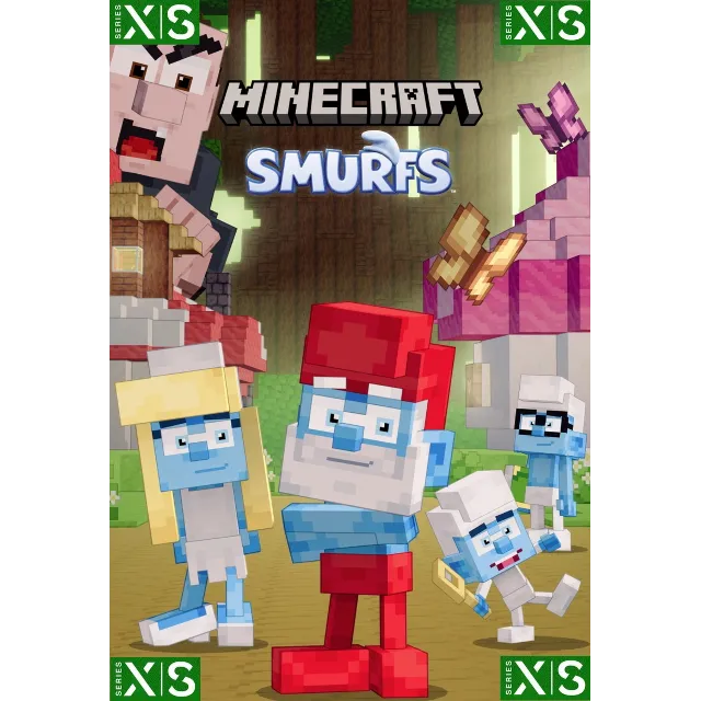 ✅ Minecraft: Смурфики XBOX ONE SERIES X|S Ключ 🔑