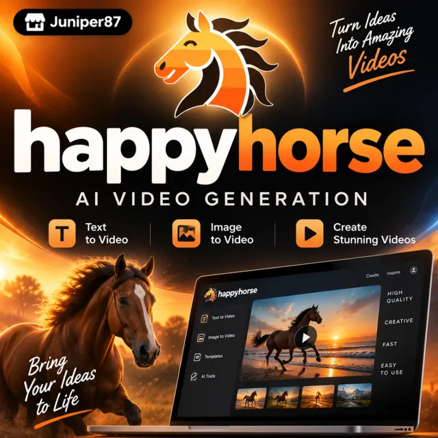 HAPPYHORSE | HAPPY HORSE AI — BASIC PRO + Пополнение кредитами