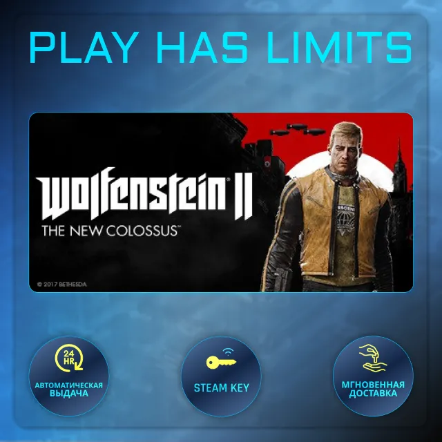 🔑Wolfenstein II The New Colossus Deluxe СНГ+РФ