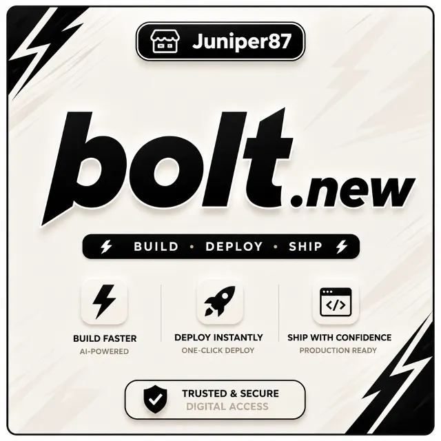 bolt.new Pro(26 миллионов)подписка на 1 месяц