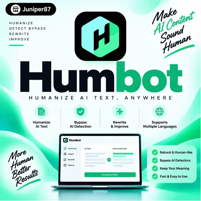 Humbot ai Премиум Подписка 1 МЕСЯЦ