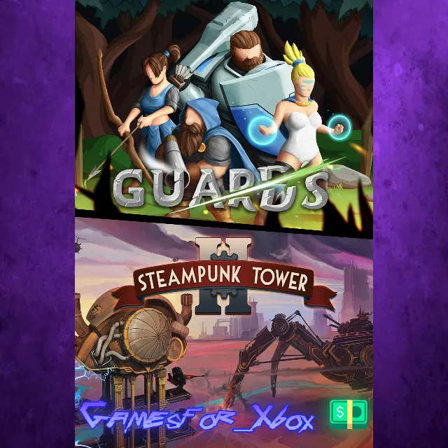 ☀️Strategy Bundle Steampunk Tower 2 &amp; Guards XBOX